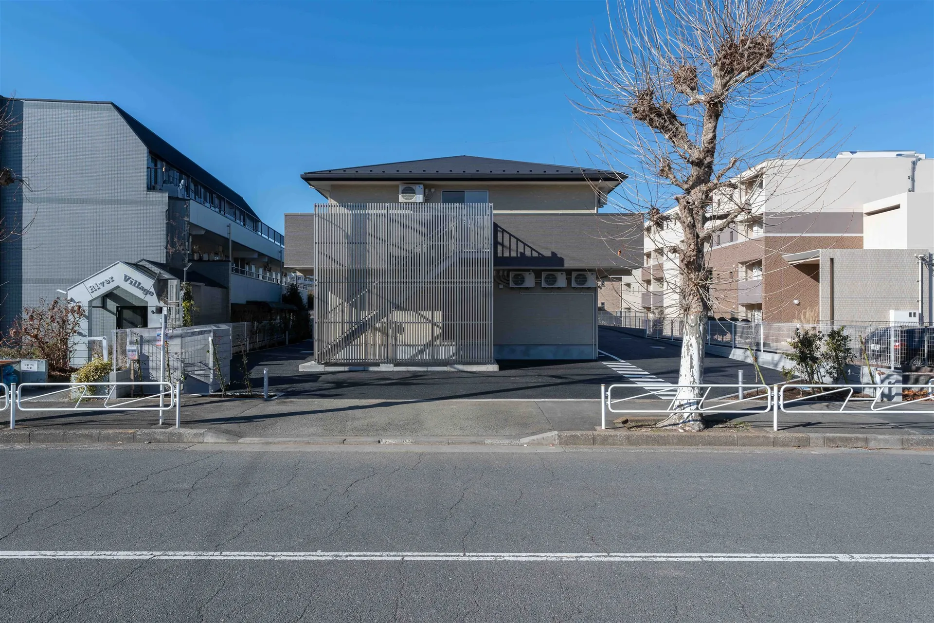 保育園・幼稚園の外観の竣工写真